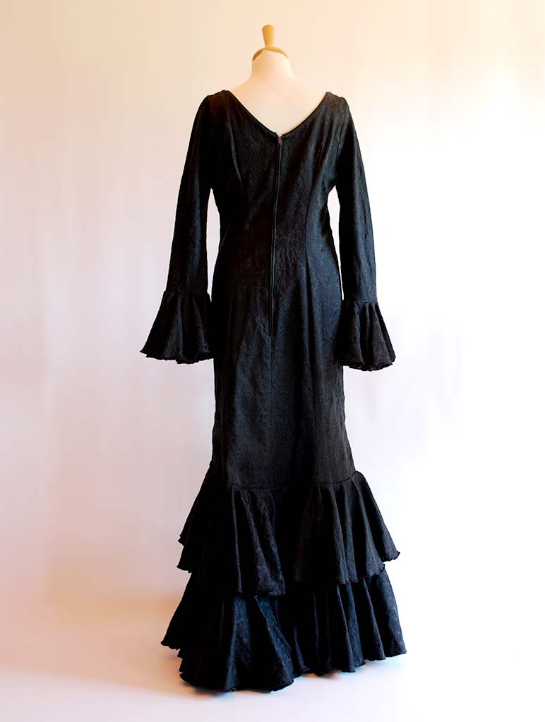 traje de flamenca negro