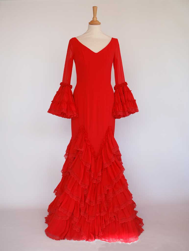 Vestido de flamenca diseñador Pilar Vera